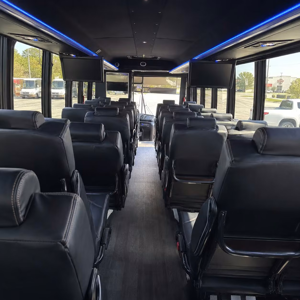 25 passenger minibus interior