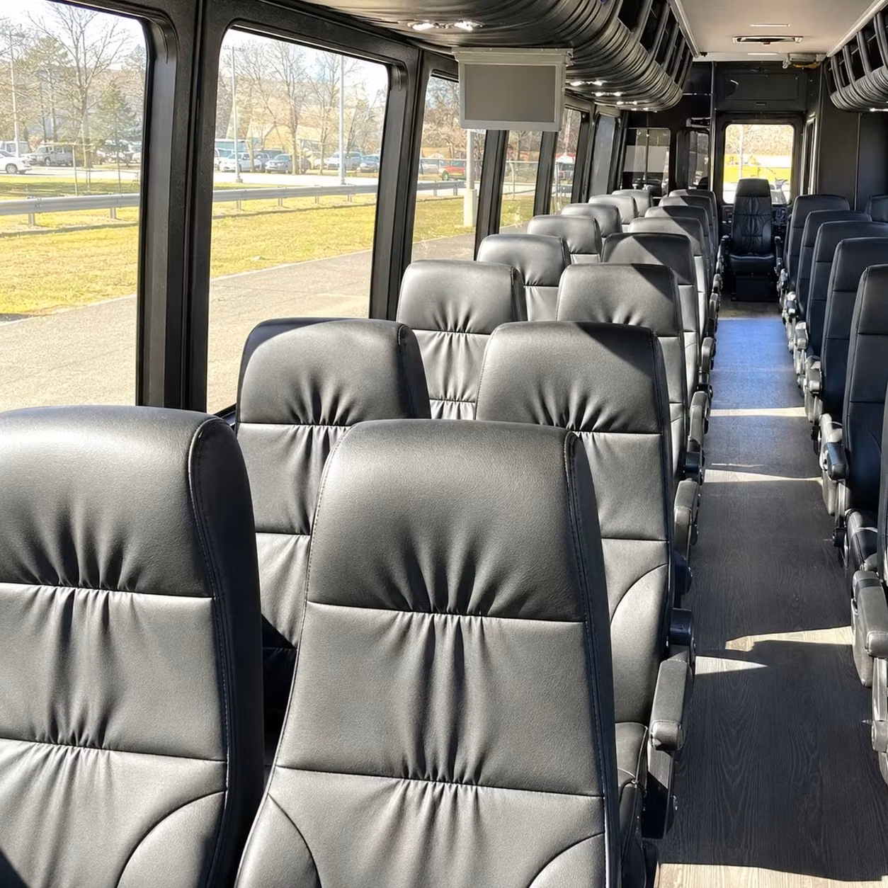 28 passenger minibus inside