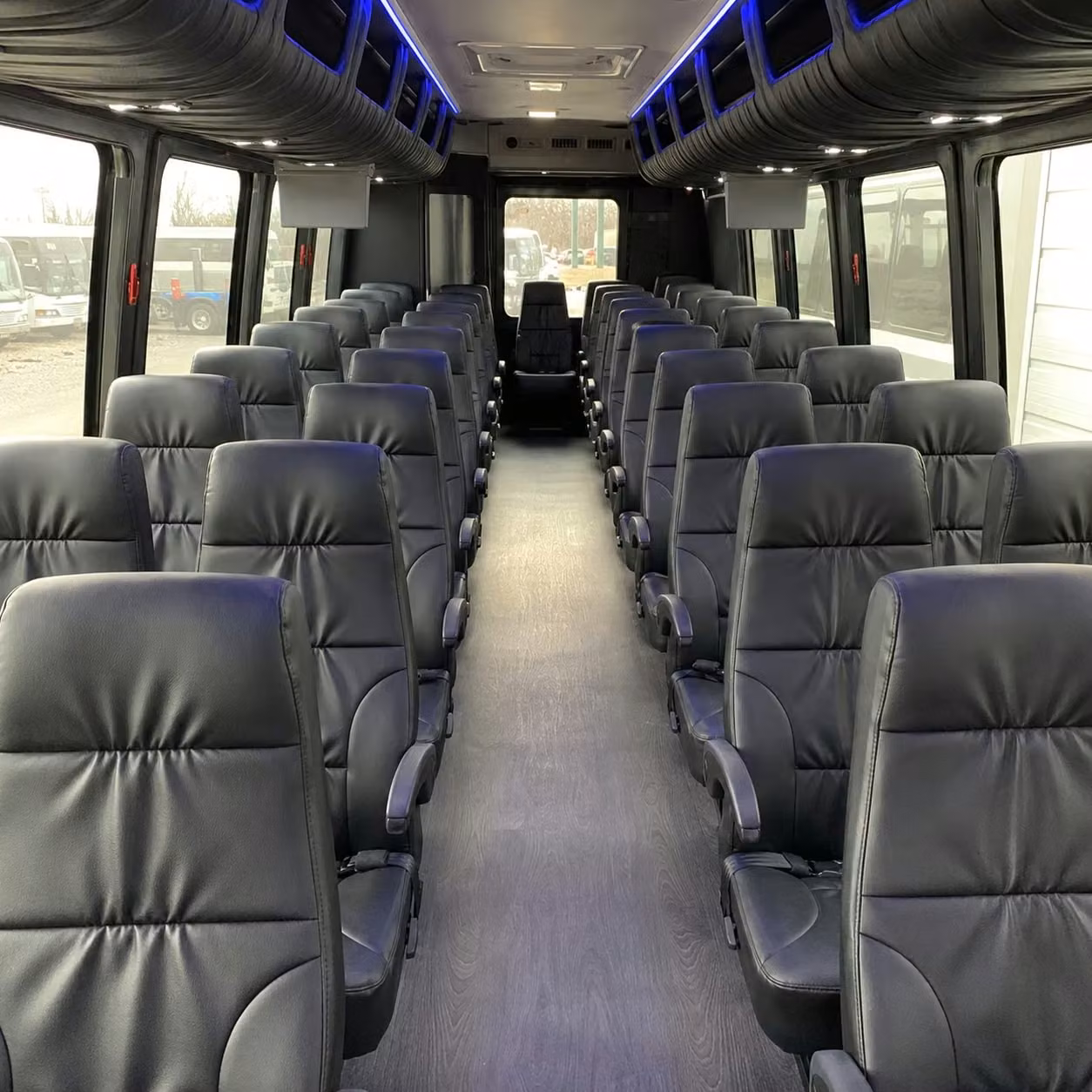 30 passenger minibus inside