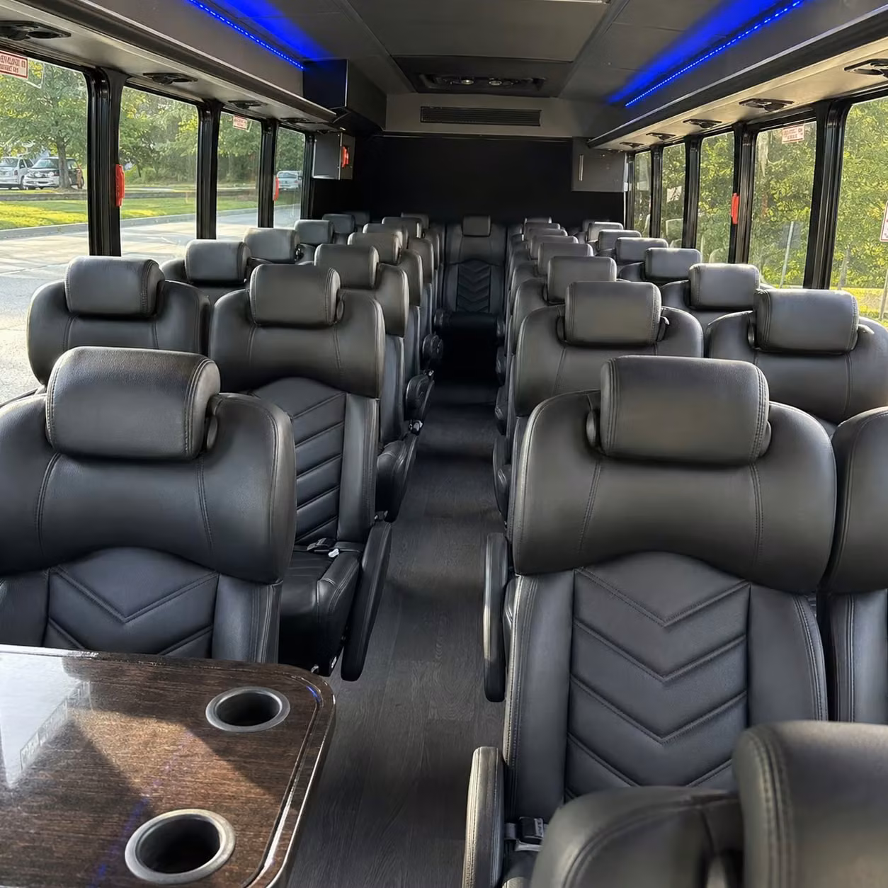 30 passenger minibus interior