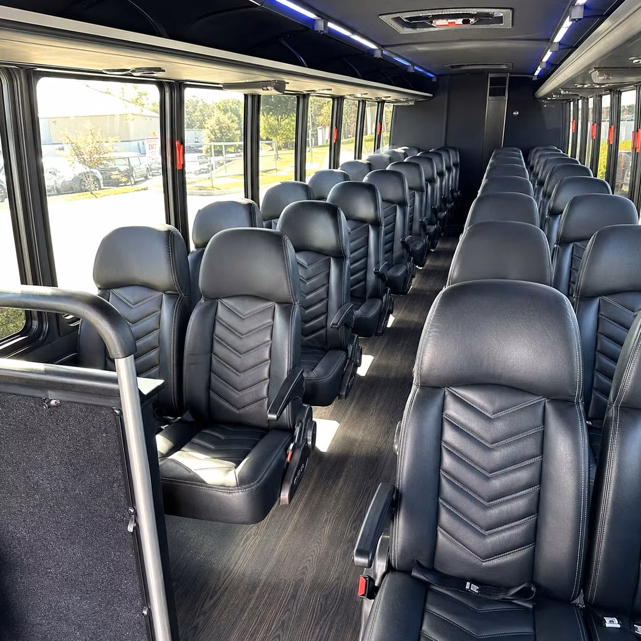 35 passenger minibus interior
