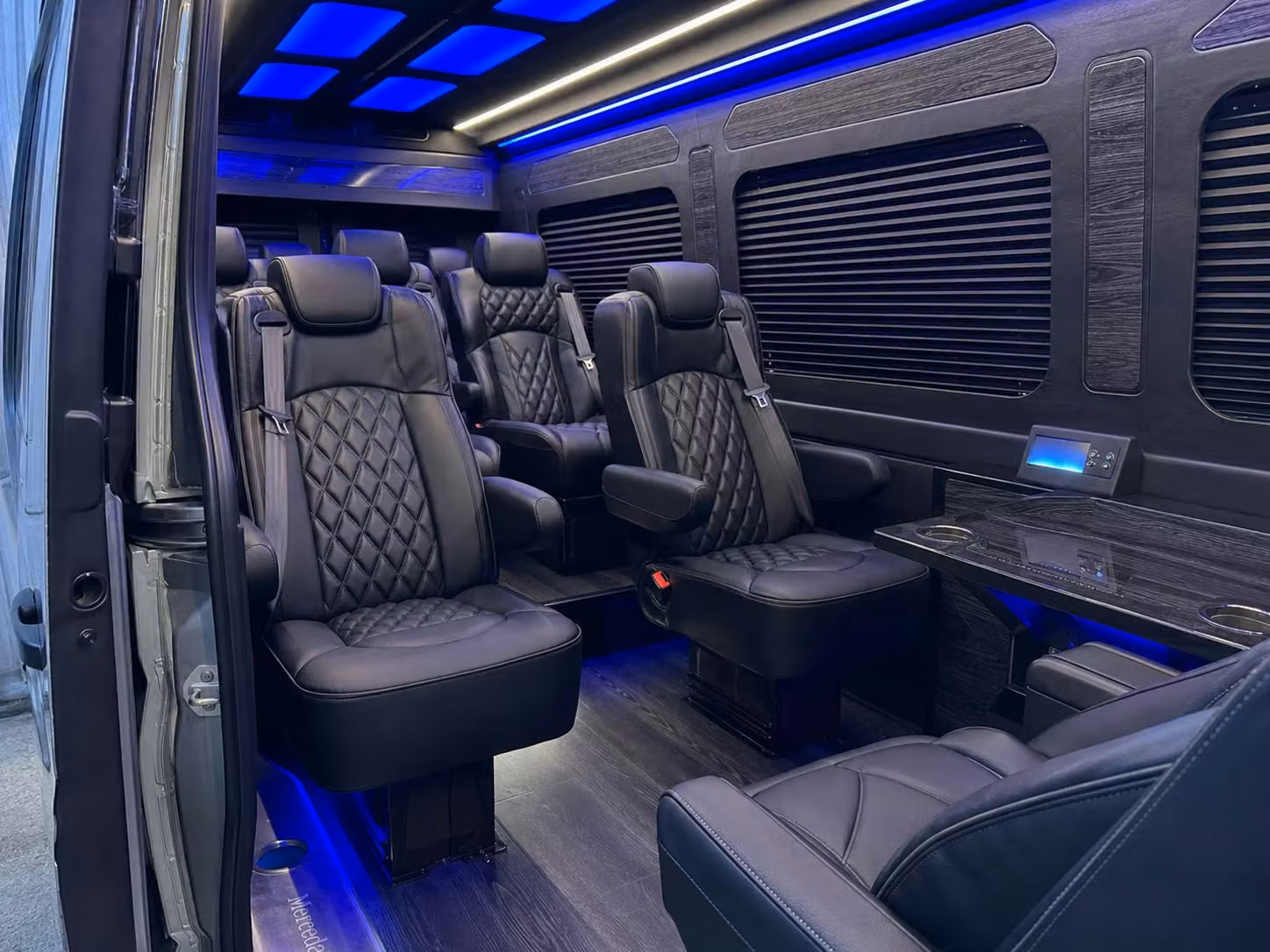 sprinter van transportation for groups and events across stamford
