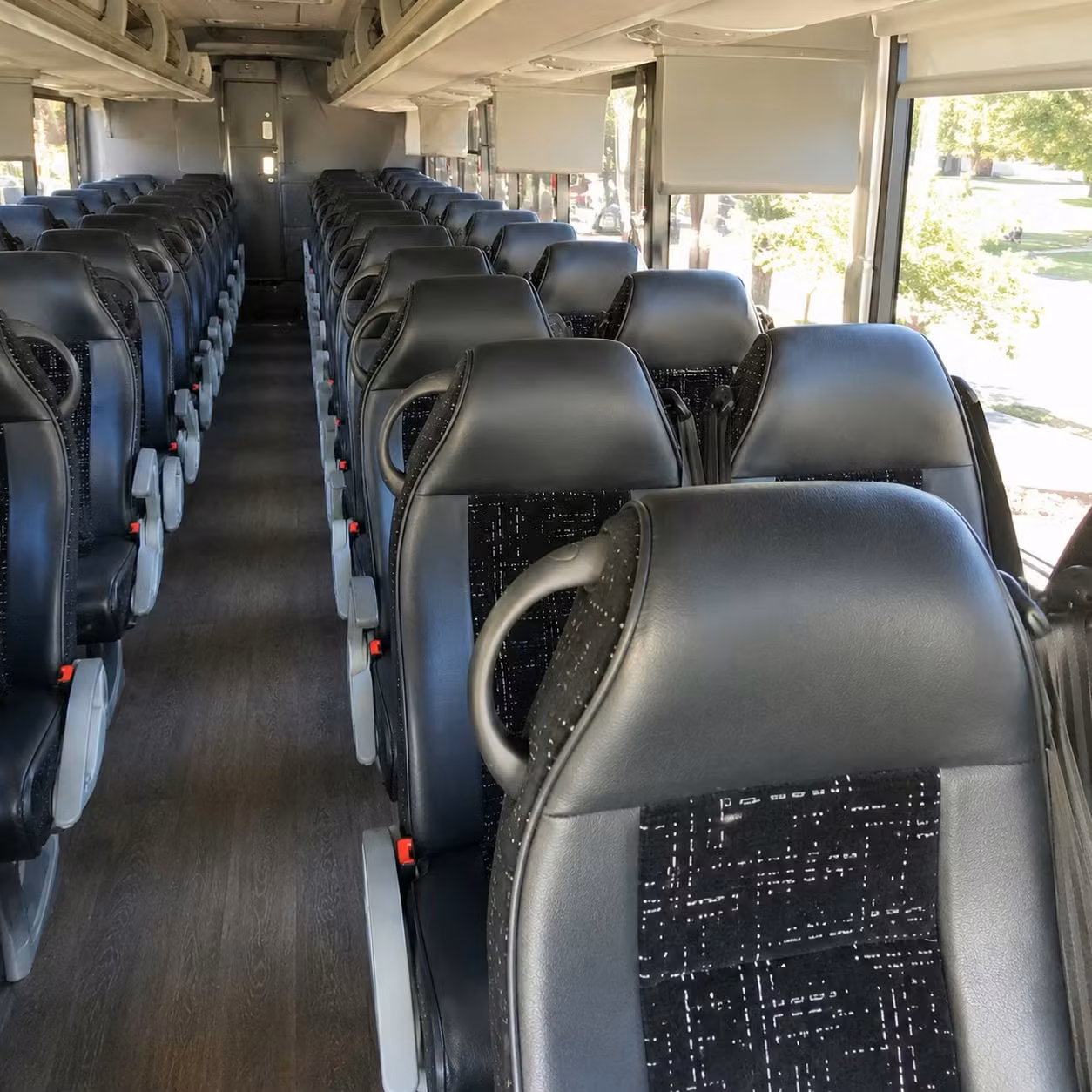 stamford charter bus interior